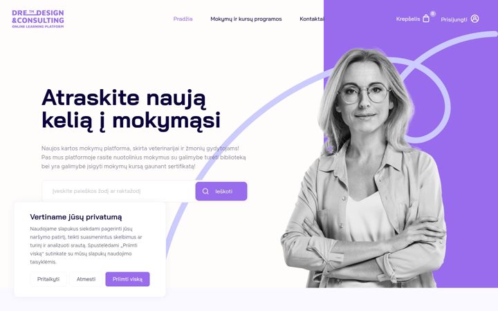 Screenshot of dre-university.com