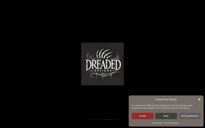Screenshot of dreadeddesigns.com