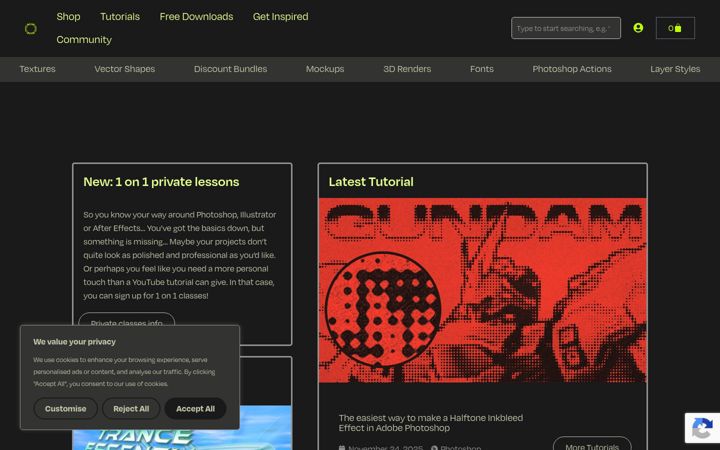 Screenshot of dreadlabs.net