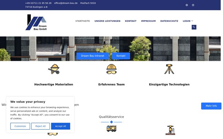 Skjermbilde av dream-bau.de