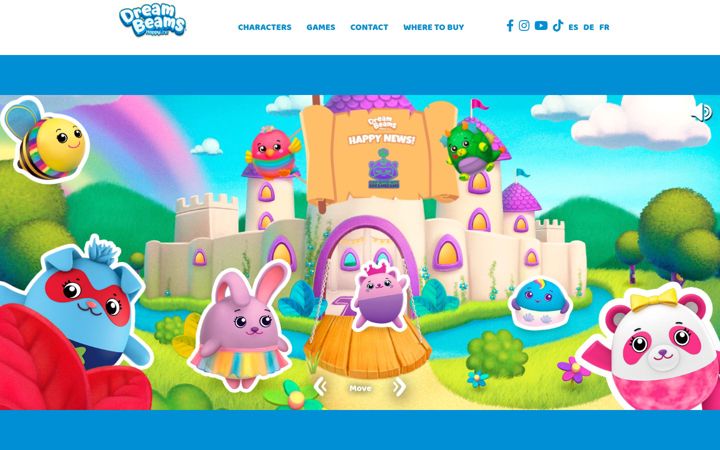 Screenshot of dream-beams.com