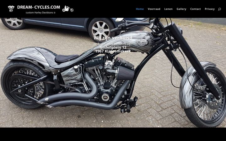 Screenshot of dream-cycles.com
