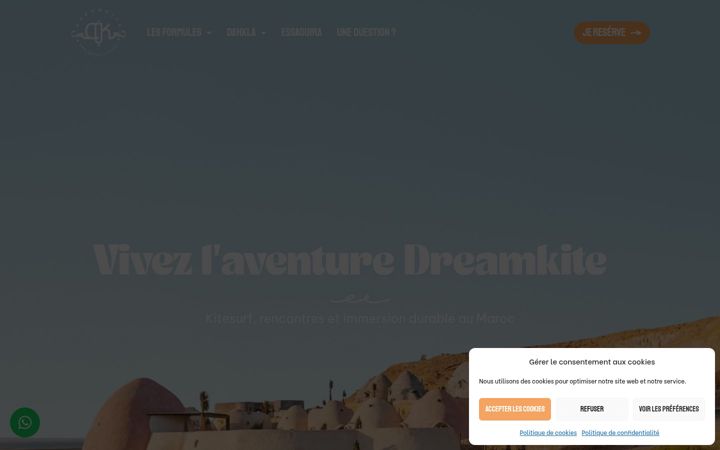Screenshot of dream-kite.net