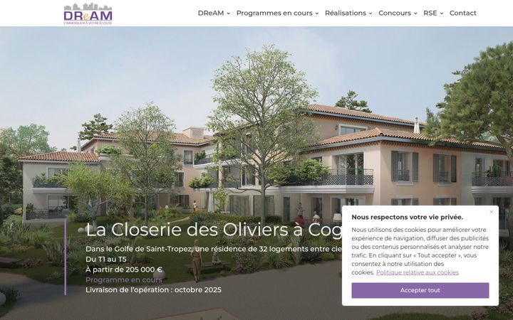 Screenshot of dream-promotion.fr