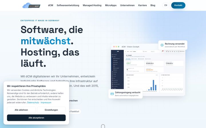 Screenshot of dream-soft.de