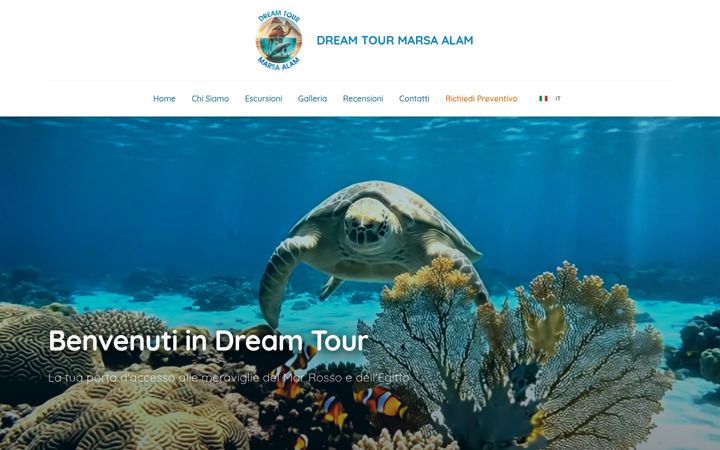 Screenshot of dream-tour.it