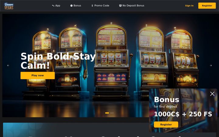 Screenshot of dream-vegas.net