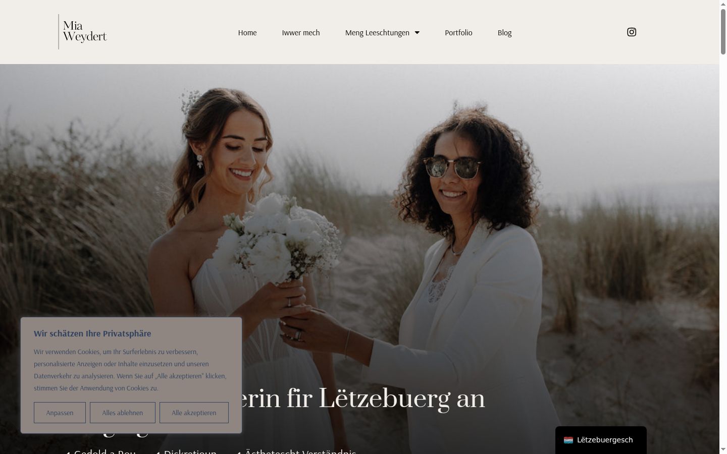 Screenshot van de toestemmingsbanner zoals getoond vóór enige interactie