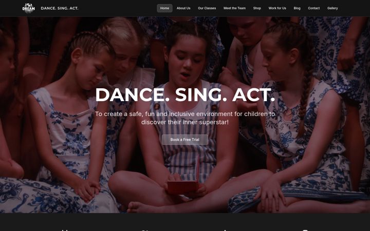 Screenshot of dreamacademypa.com