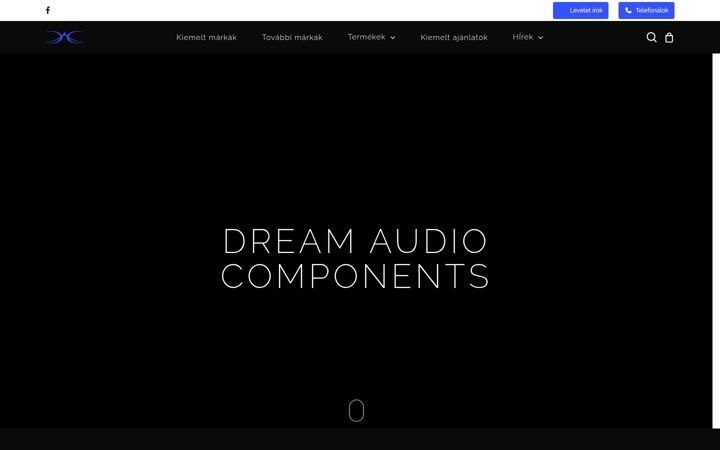 Ekrānuzņēmums no dreamaudiocomponents.hu
