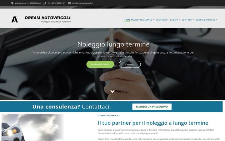 Screenshot of dreamautoveicoli.it