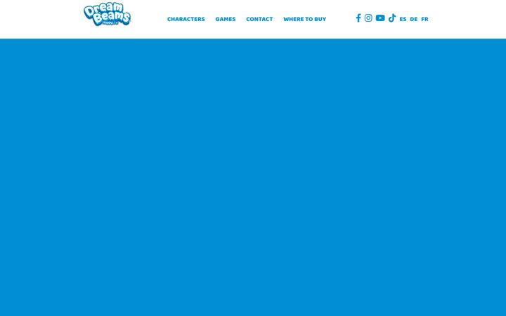 Screenshot of dreambeams.com