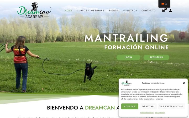 Screenshot of dreamcanacademy.com