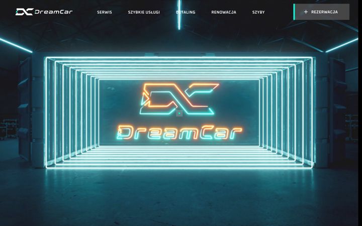 Snímek obrazovky dreamcar.pl