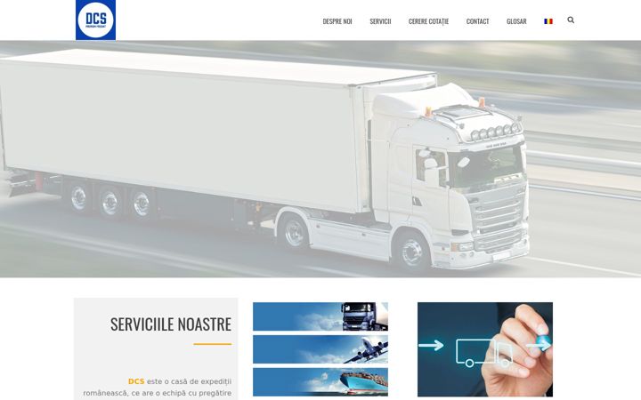 Screenshot of dreamcargo.ro