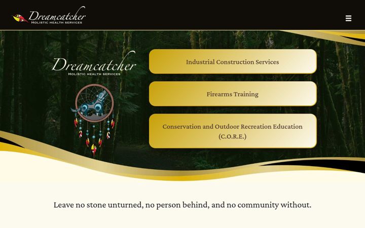 Screenshot of dreamcatcherhhs.com