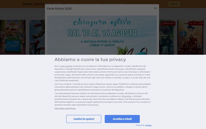 Screenshot of dreamcinema.net