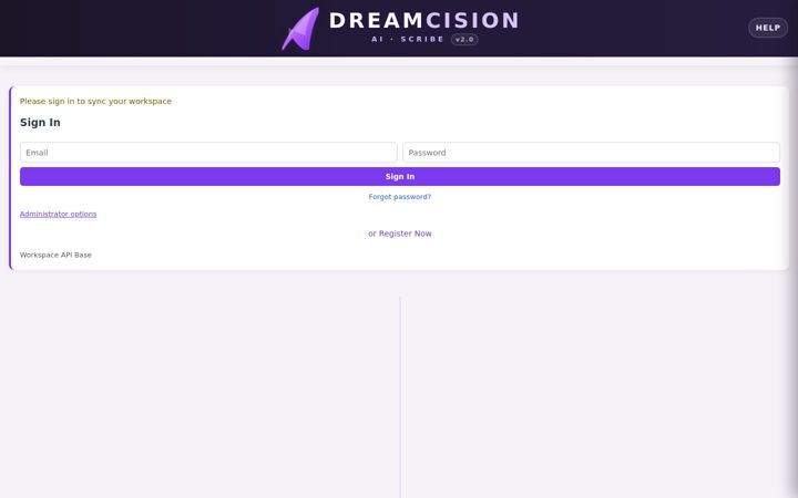 Screenshot of dreamcision.com