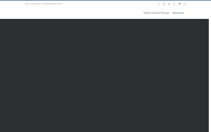 Captură de ecran a dreamcoach.org