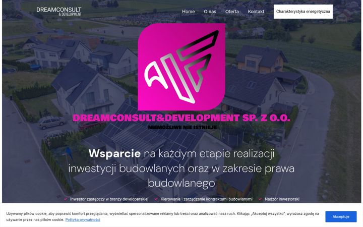 Snímek obrazovky dreamconsult.pl
