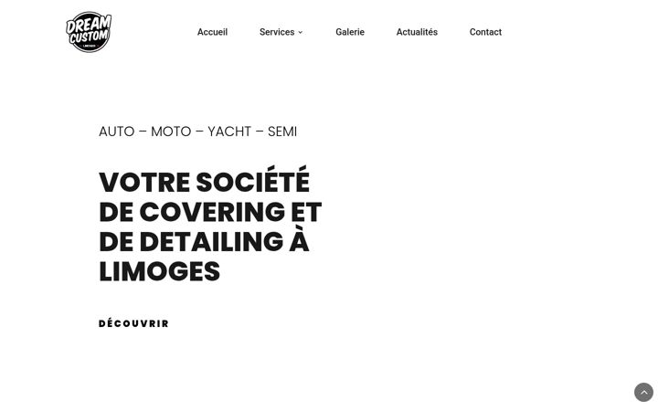 Screenshot of dreamcustom.fr