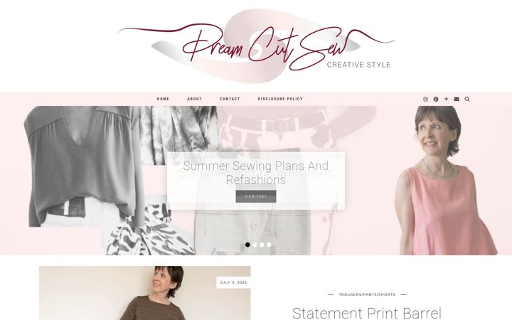 Screenshot of dreamcutsew.com