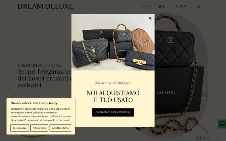 Screenshot of dreamdeluxe.it