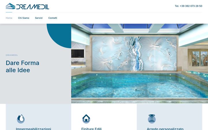 Screenshot of dreamedil.com