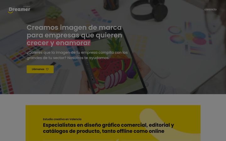 Screenshot of dreamerestudio.com