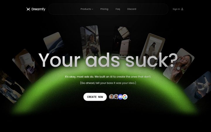 Képernyőkép: dreamfy.ai