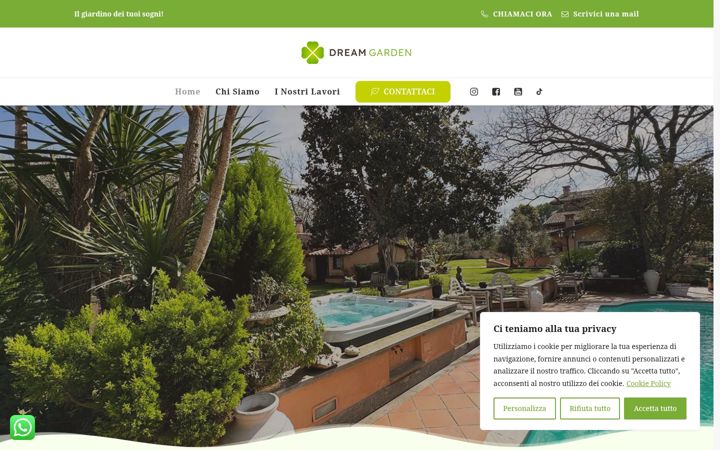 Screenshot of dreamgardengiardini.it