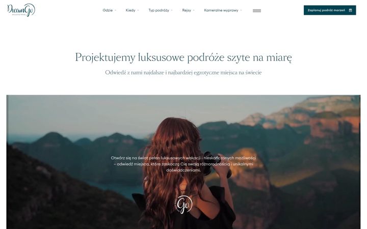 Screenshot von dreamgo.pl