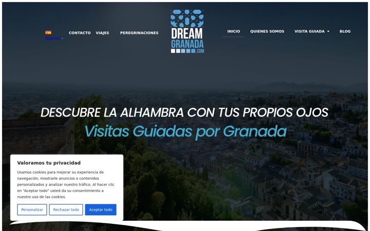 Screenshot of dreamgranada.com