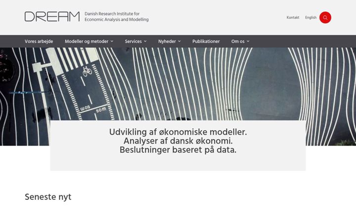 Skærmbillede af dreamgruppen.dk