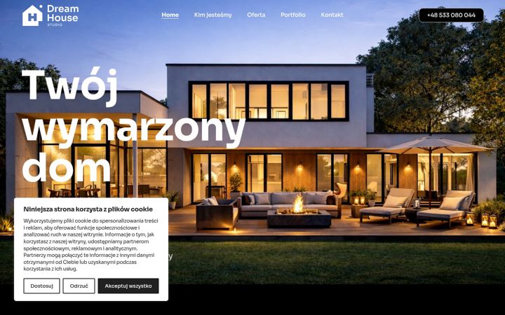 Screenshot von dreamhouse-studio.pl