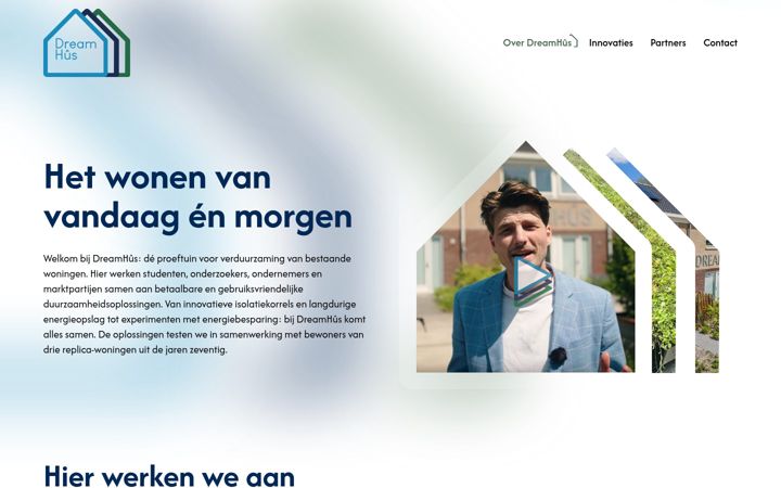 Skärmbild av dreamhus.nl