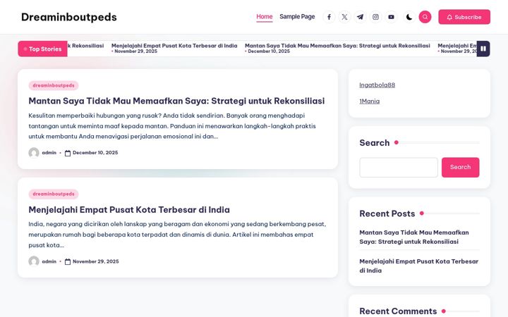 Screenshot of dreaminboutpeds.com