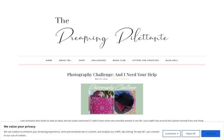 Screenshot of dreamingdilettante.com