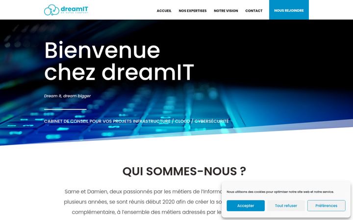 Screenshot of dreamit-astek.fr