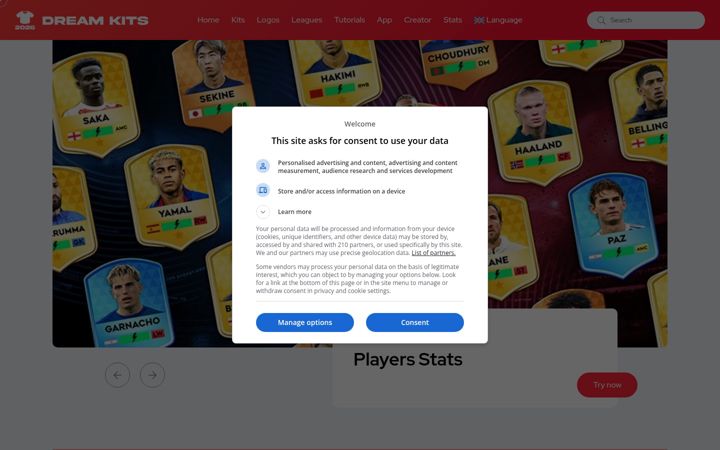 Screenshot of dreamkitsapp.com