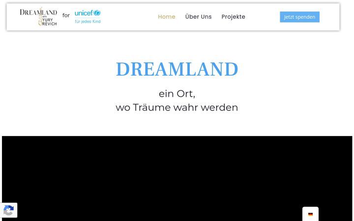 Screenshot of dreamland-charity.com