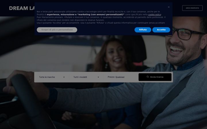 Screenshot of dreamlandauto.it