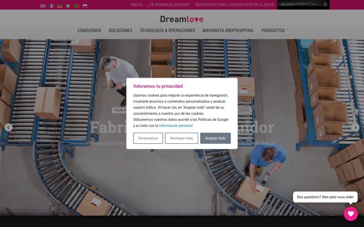 Képernyőkép: dreamlove.eu