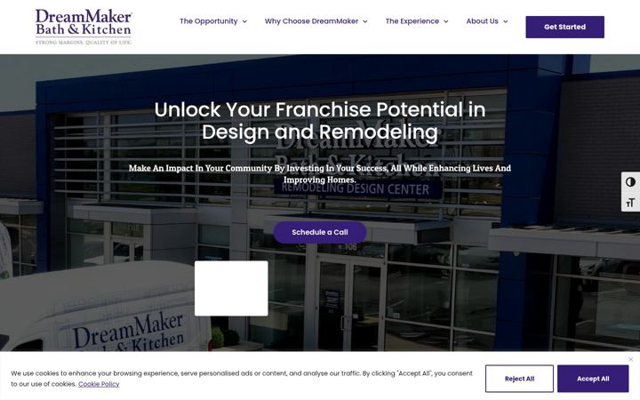 Screenshot of dreammakerfranchise.net