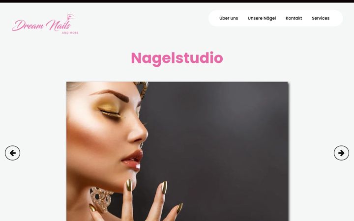 Screenshot of dreamnailsweilheim.de