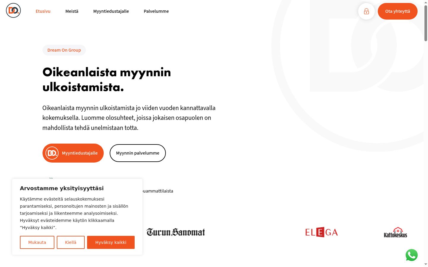 Zrzut ekranu banera zgody wyświetlanego przed jakąkolwiek interakcją