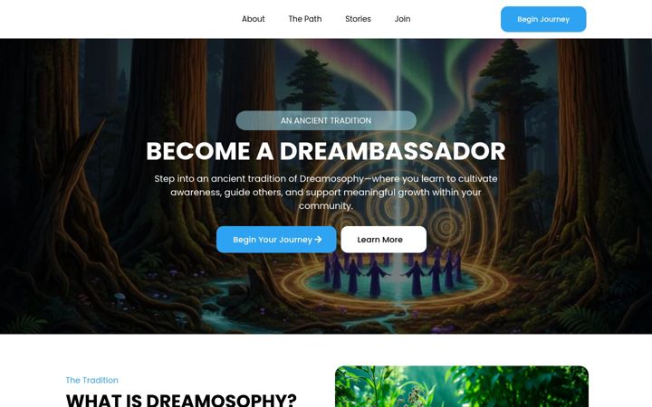Screenshot of dreamosophy.com