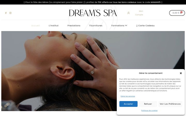 Captura de ecrã de dreams-spa.fr
