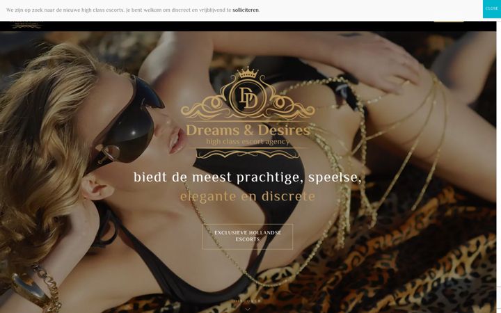 Screenshot of dreamsanddesires.amsterdam