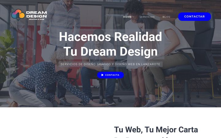 Zrzut ekranu dreamsdesign.es